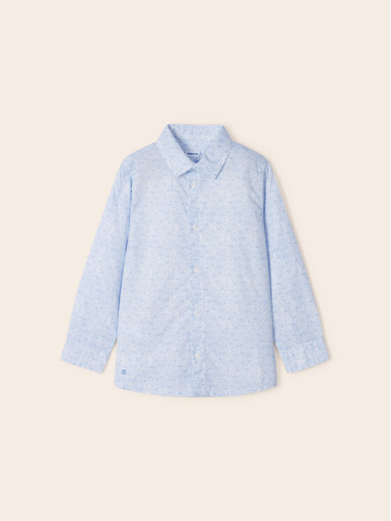 Mayoral Mayoral Hemd 3170 Blau Regular Fit