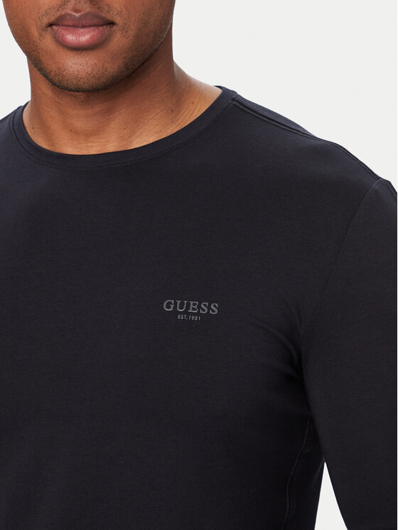 Guess Guess Longsleeve M6YI28 K3733 Cиній Regular Fit
