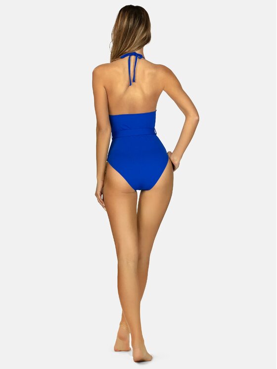 Miss Lou Miss Lou Costume da bagno ML034 Blu