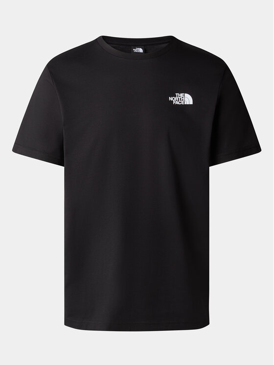 The North Face The North Face Тишърт Redbox NF0A87NP Черен Regular Fit