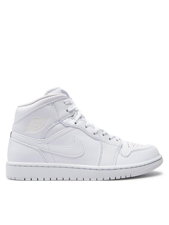 Nike Snīkeri Air Jordan 1 Mid 554724 136 Balts