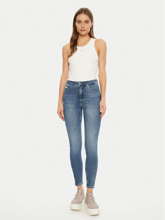 Calvin Klein Jeans Calvin Klein Jeans Džinsi J20J224522 Zils Super Skinny Fit