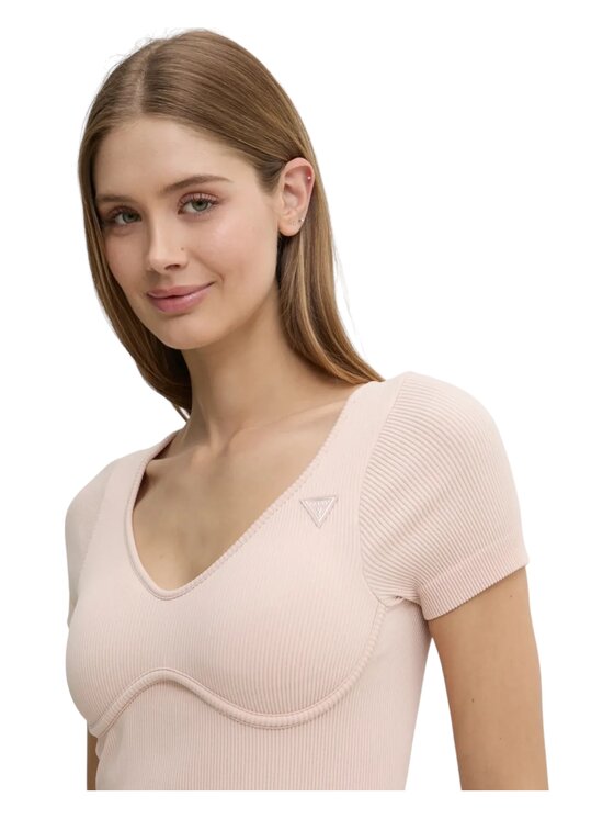 Guess Active Guess Active Top v5rp06z3kh0-g6o1 Rosa Regular Fit