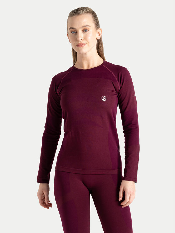 Dare2B Dare2B Súprava funkčnej bielizne In The Zone III Bl Se DWU415 Bordová Slim Fit