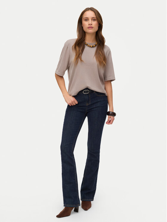 Vero Moda Vero Moda Πουλόβερ Silje 10320460 Γκρι Oversize