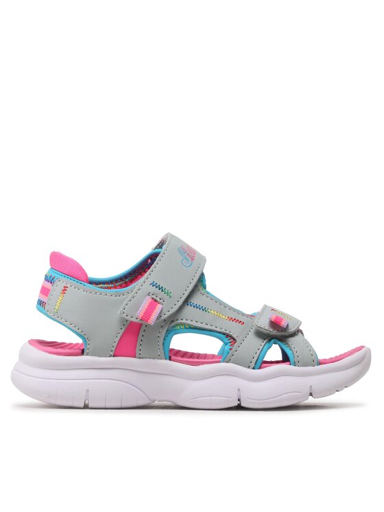 Sandale Skechers Vibrant Mood 302984L/SLPK Silver/Pink