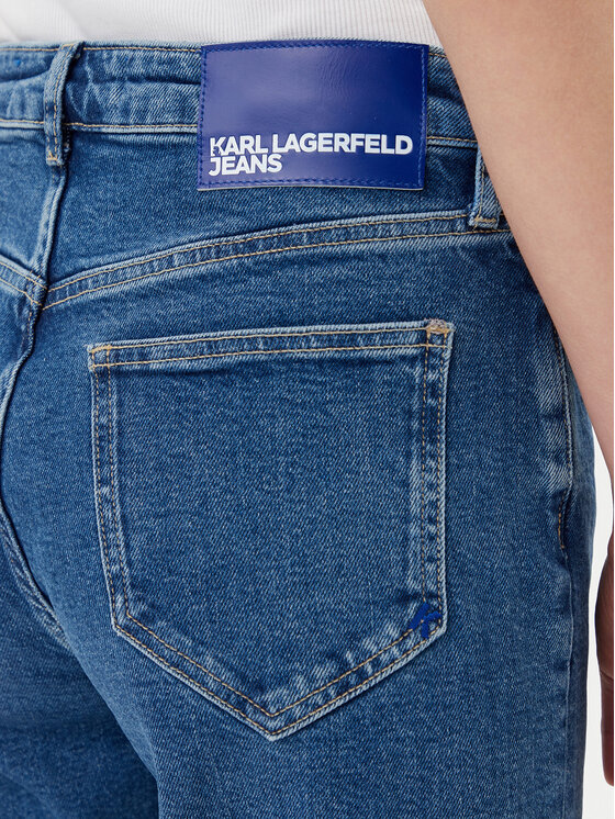 Karl Lagerfeld Jeans Karl Lagerfeld Jeans Jeans hlače A2W10033 Modra Straight Fit