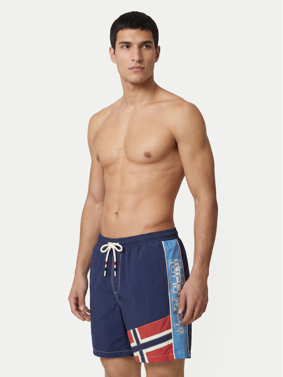 Napapijri Napapijri Badeshorts V-Reflect NP0A4G6H Dunkelblau Regular Fit