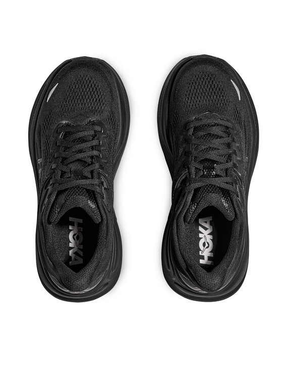 Hoka Hoka Маратонки за бягане Bondi 9 Wide Черен