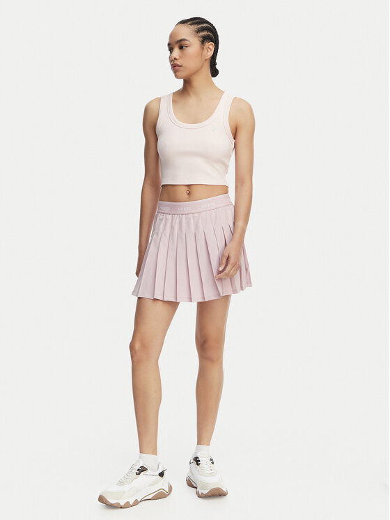 Guess Guess Top V6GP07 K2987 Różowy jasny Slim Fit