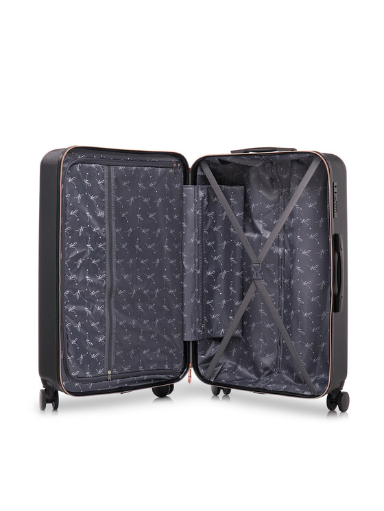 Semi Line Semi Line Valigia grande T5722-4 Nero