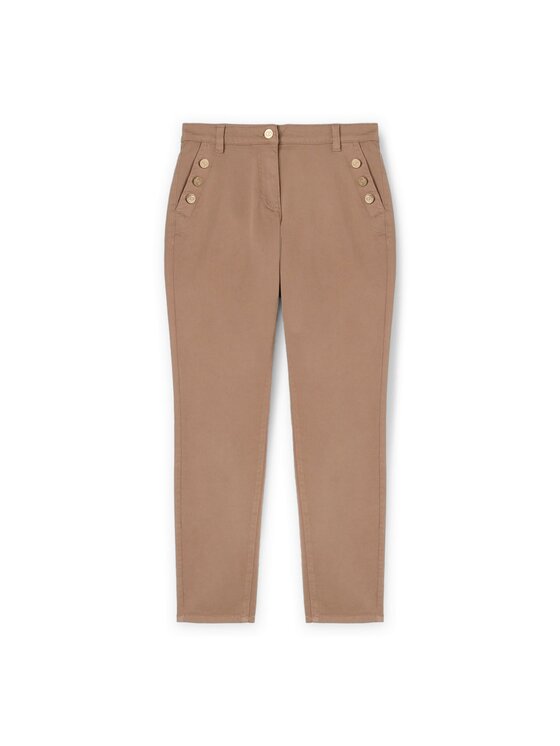 Motivi Motivi Pantaloni di tessuto P738Q003910N013 Marrone Regular Fit