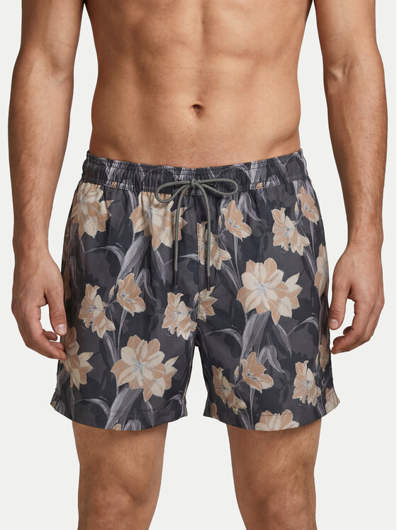 BOSS BOSS Badeshorts Iris 50555111 Grau Regular Fit