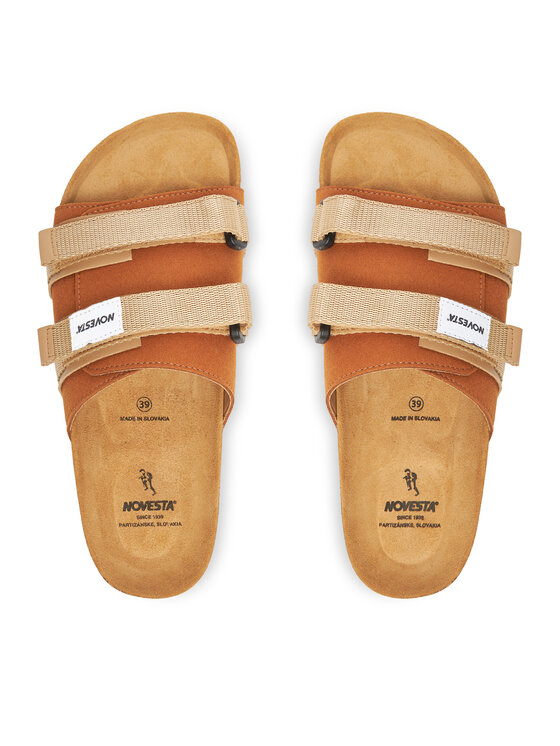 Novesta Novesta Šľapky Partisan N358001-308744MAR Hnedá