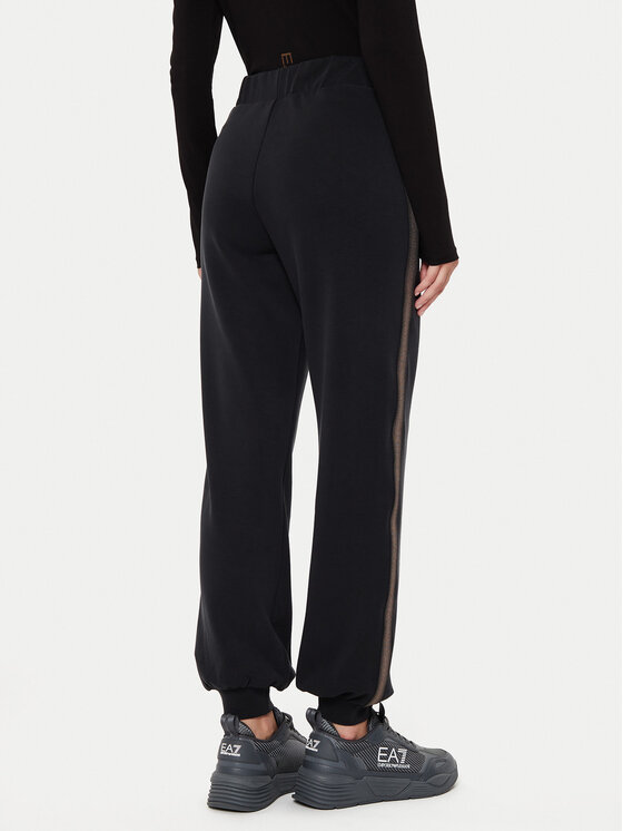 EA7 Emporio Armani EA7 Emporio Armani Spodnji del trenirke 6DTP74 TJZBZ 1200 Črna Regular Fit