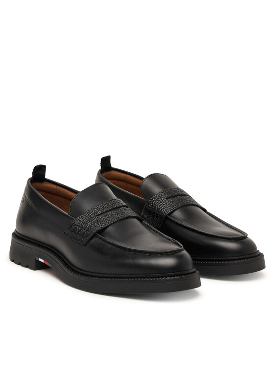 Tommy Hilfiger Tommy Hilfiger Loafersy Corporate Casual FM0FM05968 Czarny