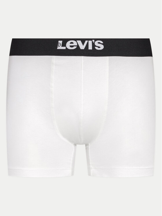 Levi's® Levi's® Set 2 perechi de boxeri Solid 37149-0812 Alb