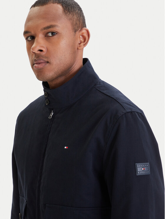 Tommy Hilfiger Tommy Hilfiger Bunda pro přechodné období Harrington MW0MW42507 Modrá Regular Fit
