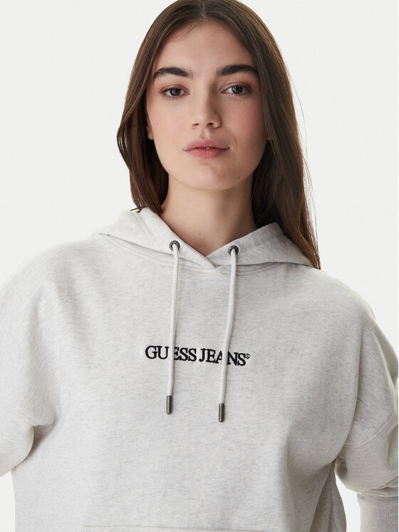 Guess Jeans Guess Jeans Μπλούζα W5RQ27 K68I4 Γκρι Regular Fit