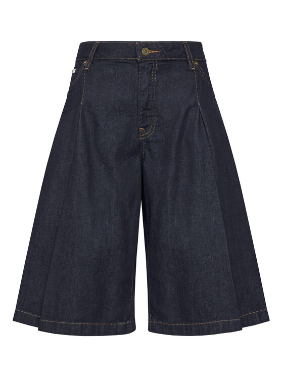 Guess Jeans Bermudy W6GDY5 D7971 Granatowy Bermuda Fit