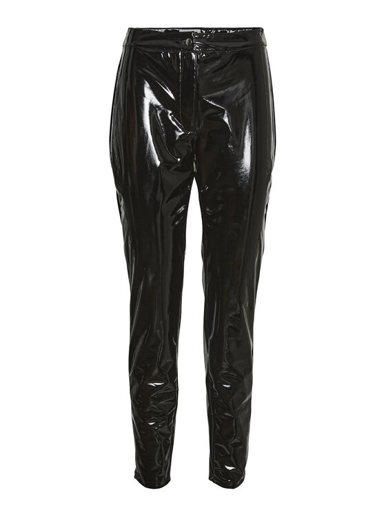 Noisy May Noisy May Hose aus Kunstleder Soline 27019889 Schwarz Slim Fit