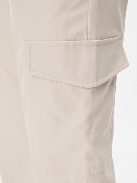 ONLY ONLY Medžiaginės kelnės 15304640 Smėlio Regular Fit