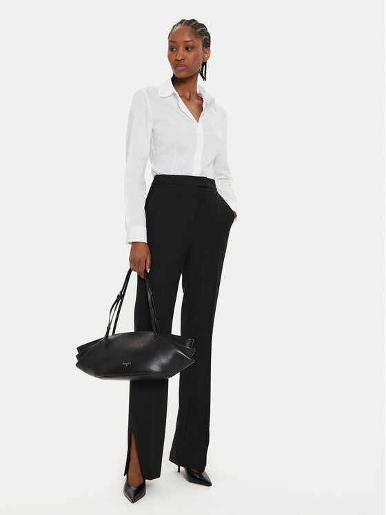 BOSS Boss Hlače Tubeka4 50518874 Crna Slim Fit