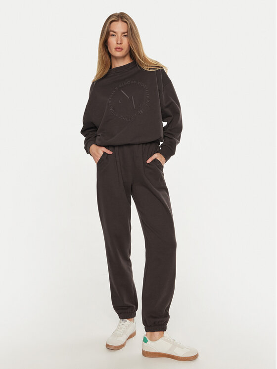 Athlecia Athlecia Donji dio trenerke Damla EA243322 Smeđa Loose Fit