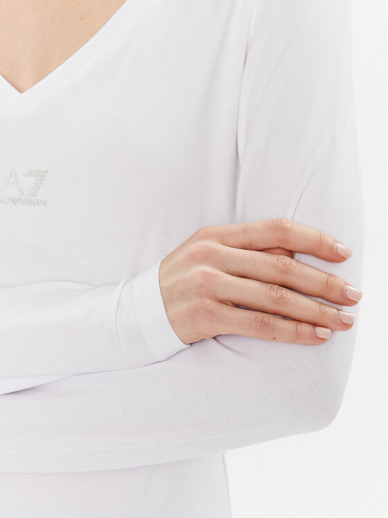 EA7 Emporio Armani EA7 Emporio Armani Blusa 8NTT52 TJFKZ 0101 Bianco Regular Fit