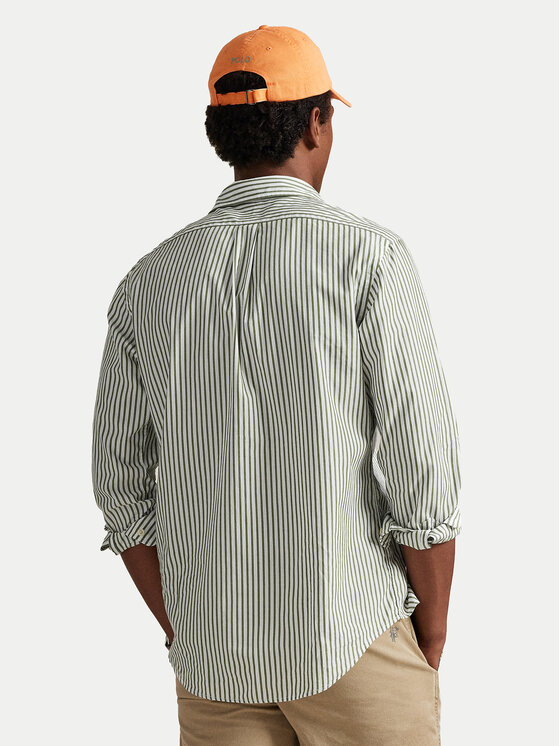 Polo Ralph Lauren Polo Ralph Lauren Camicia 710B15595009 Verde Custom Fit