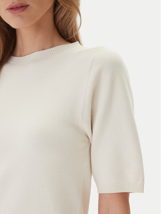 Kontatto Kontatto Sweter 3M0804C Écru Regular Fit