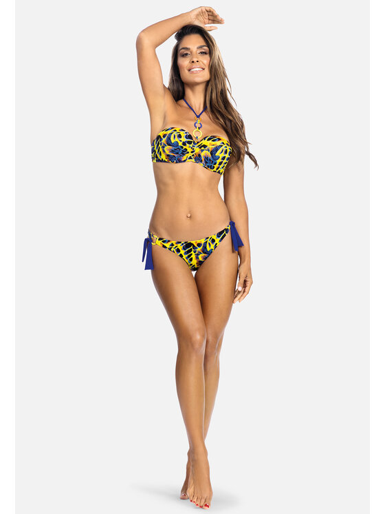 Feba Feba Dół od bikini FD72B Żółty