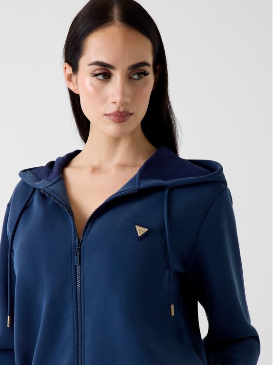 Guess Guess Felpa V4YQ06 KCAY2 Blu scuro Regular Fit