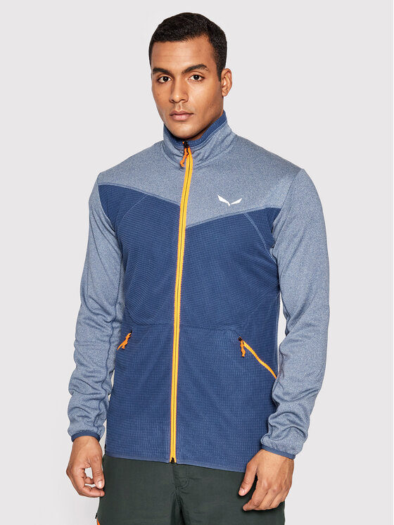 Salewa Salewa Полар Puez Hybrid 27388 Тъмносин Athletic Fit