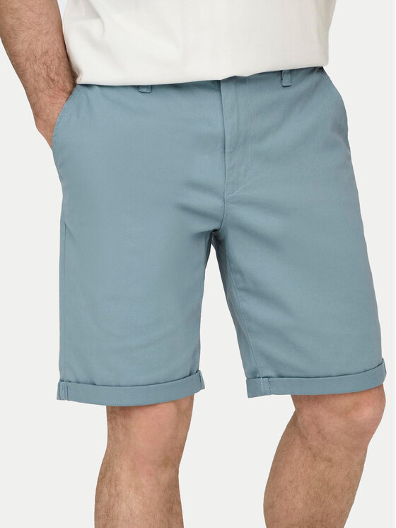 Only & Sons Bavlnené šortky Peter 22027905 Modrá Regular Fit