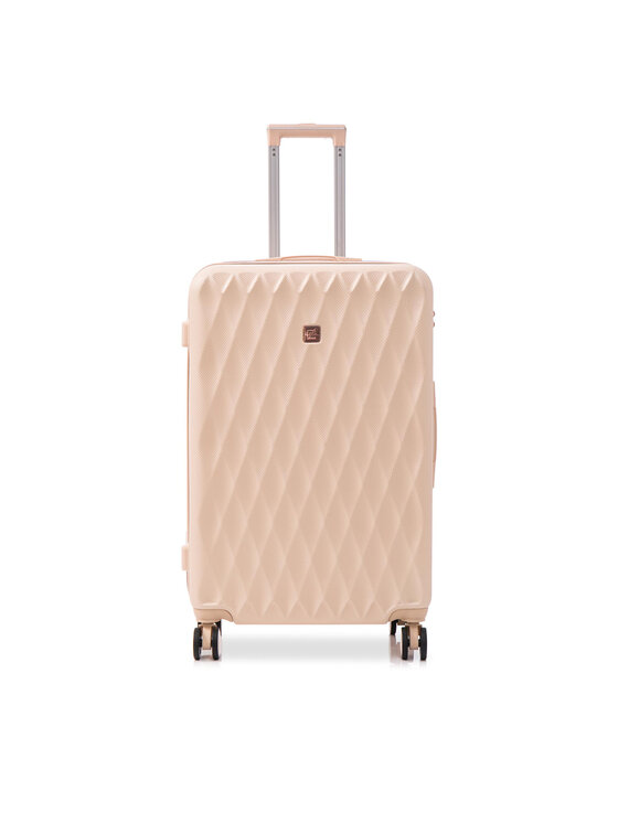 Semi Line Semi Line Μεσαία Βαλίτσα T5724-3 Εκρού