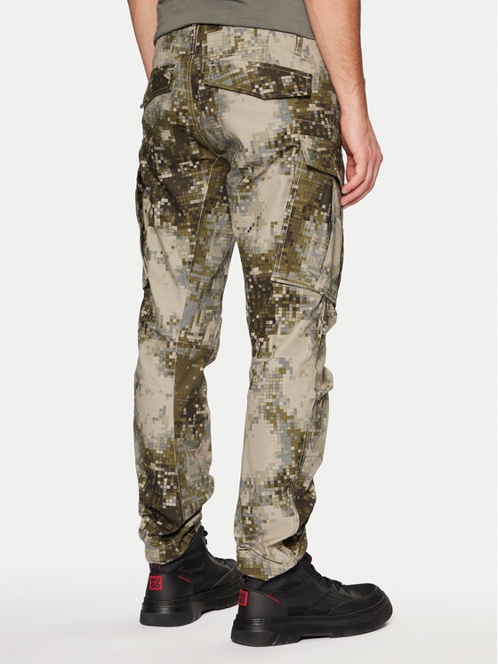 G-Star Raw G-Star Raw Hlače Rovic 3D D02190 G787 Kaki Tapered Fit