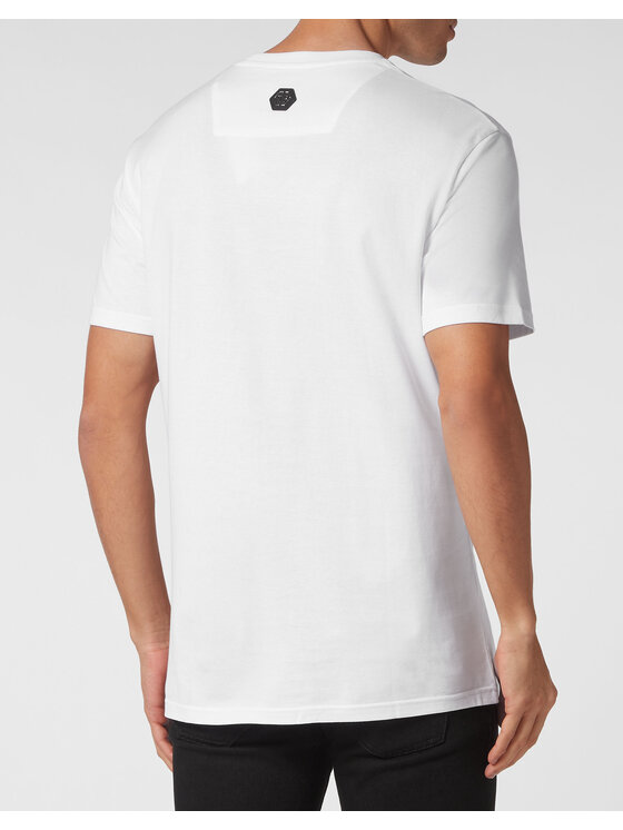 PHILIPP PLEIN PHILIPP PLEIN T-Shirt 9657 Biały Regular Fit