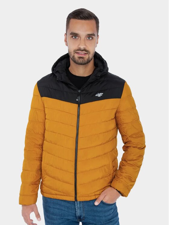 4F 4F Giubbotto piumino 4FWAW23TDJAM434-20S Nero Regular Fit