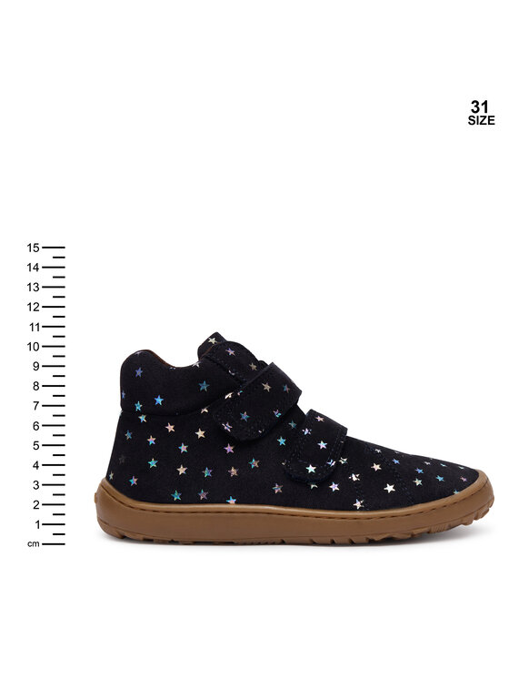 Froddo Froddo Schnürschuhe Barefoot Winter Furry G3110263-13 S Dunkelblau