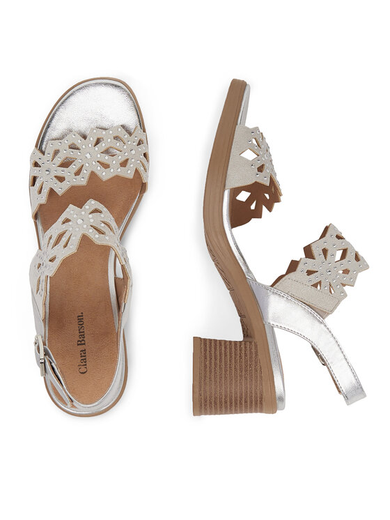 Clara Barson Clara Barson Σανδάλια WS10006-08 Ασημί