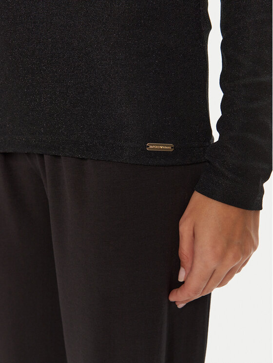 Emporio Armani Underwear Emporio Armani Underwear Rollkragenpullover 164861 4F214 00020 Schwarz Slim Fit