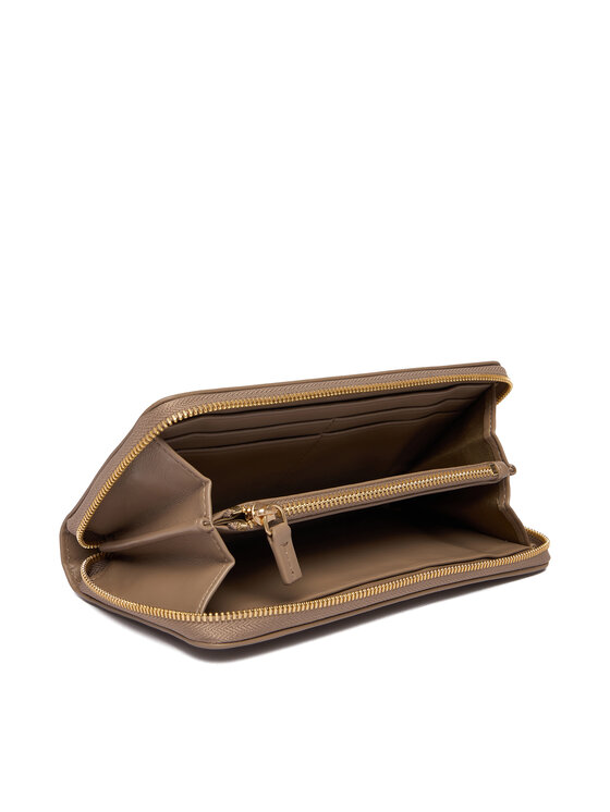 Calvin Klein Calvin Klein Portafoglio Ck Large Zip Around LV04F1093G Beige