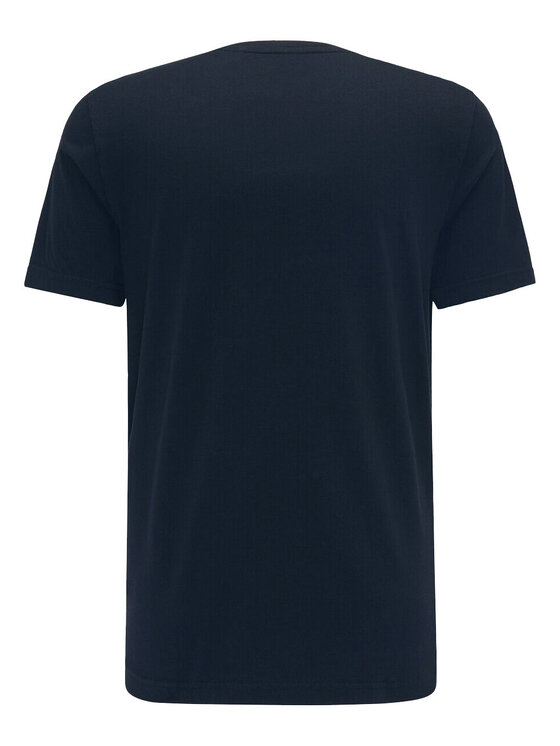 Mustang Mustang T-Shirt ALEX C PRINT Niebieski Regular Fit