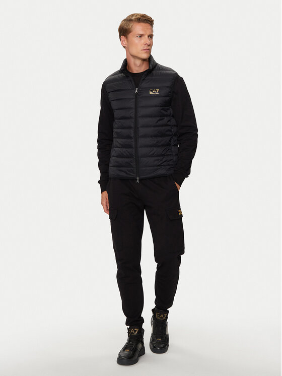EA7 Emporio Armani EA7 Emporio Armani Vestă elegantă 8NPQ06 PNGPZ 0208 Negru Regular Fit