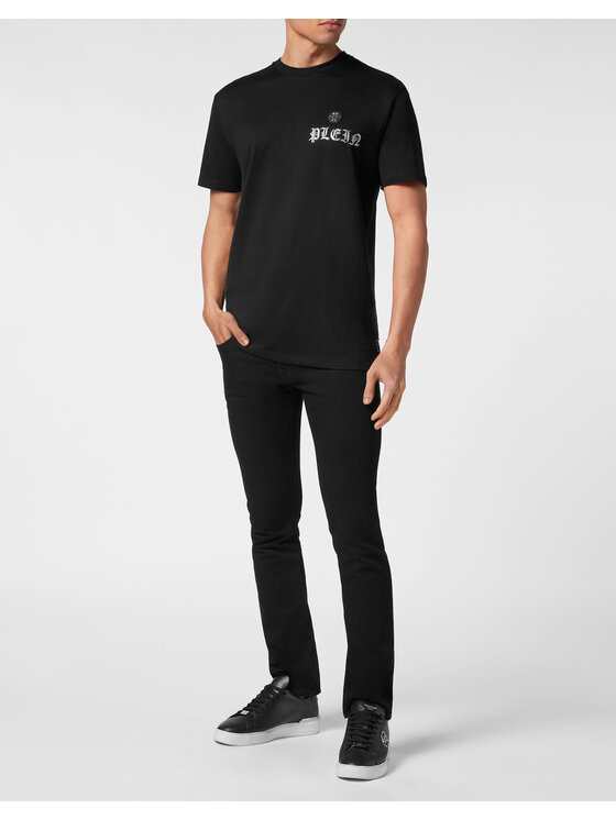 PHILIPP PLEIN PHILIPP PLEIN Tričko 3705 Čierna Regular Fit