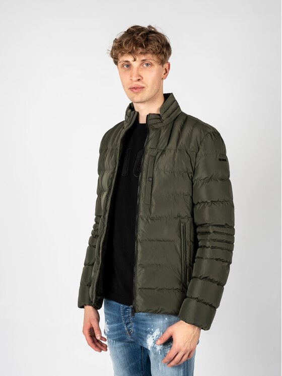 Geox Geox Kurtka przejściowa M2628DT2941 Zielony Regular Fit