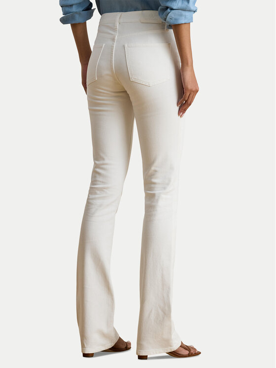 LAUREN RALPH LAUREN LAUREN RALPH LAUREN Jeansy 200926081001 Biały Bootcut Fit