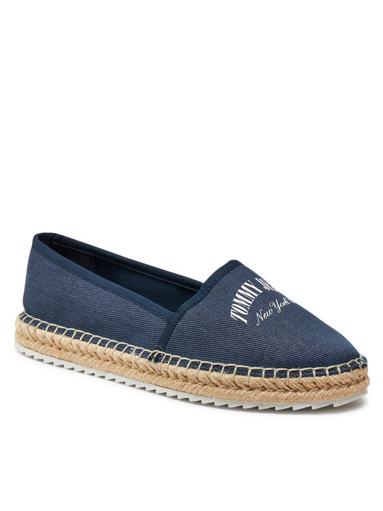 Tommy Jeans Tommy Jeans Espadrile Tjw Varsity Espadrille EN0EN02470 Mornarsko modra