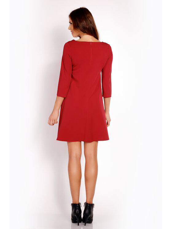 Awama Awama Vestito da giorno L005 Bordeaux Basic Fit